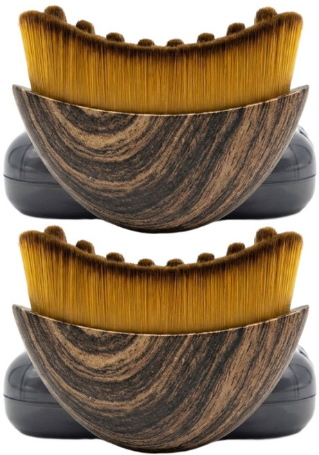 펀픽 1+1 부드러운 페이스 리프팅 브러쉬, 1세트, 브라운