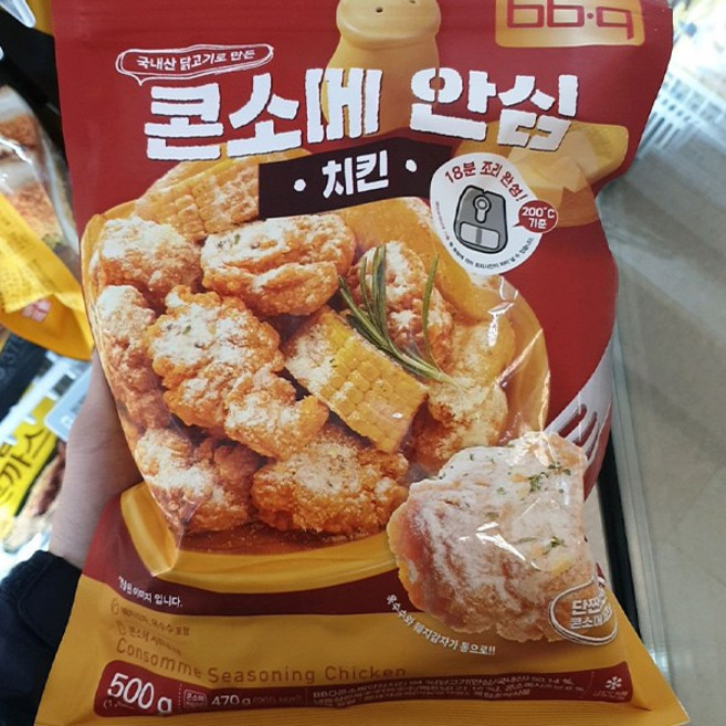 BBQ 콘소메 안심치킨, 1개, 500g