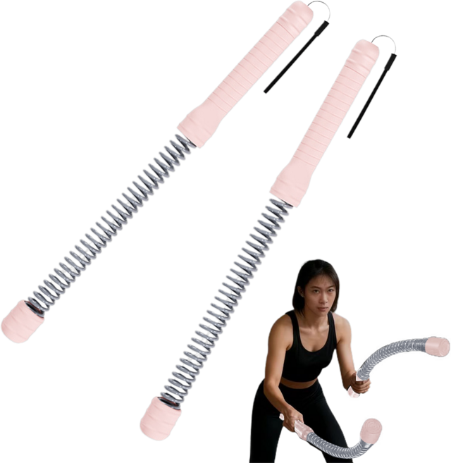 남녀 공용 고강도 홈트 폭땀 지방 감량 배틀로프, 분홍색