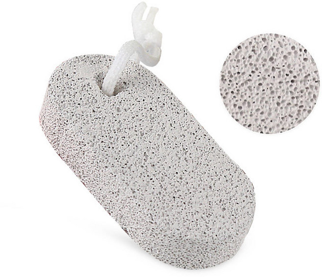 火山石搓腳石 磨腳器 去死皮老繭 沐浴石, 1個, 塑封膜