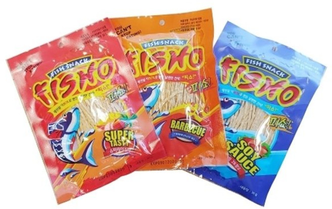 기타 피쇼 30g x 10봉 혼합구성 세트 생선살 80퍼센트 함유, 소이소스3개+바베큐4개+슈퍼테이스티3개