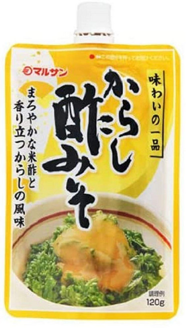 마루산 일본 대용량 스미소 소스 120g x 10개, 마루산 겨자 초장 120gx10개