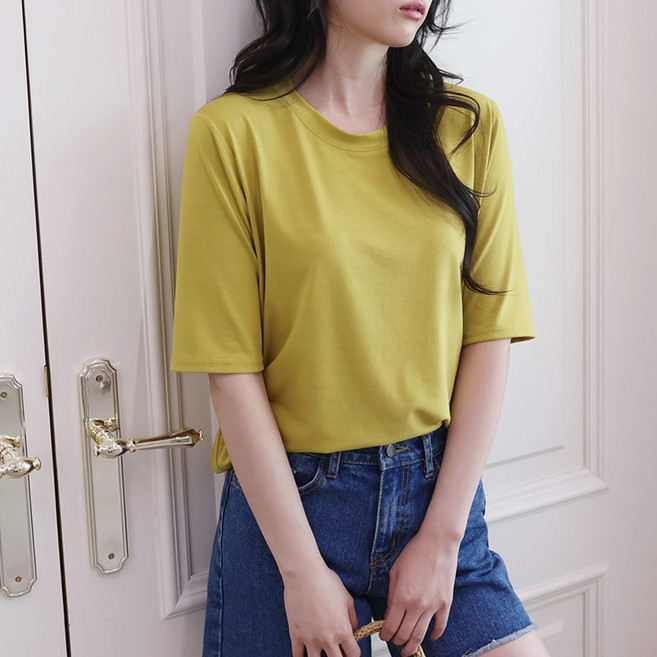 [아이엠수] 루카 5부 데일리 티셔츠