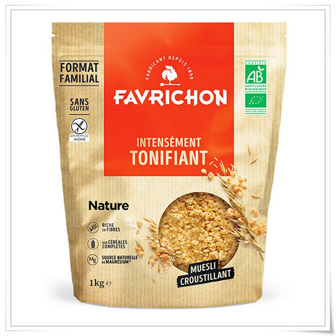 파브리숑 글루텐 프리 천연 크리스피 뮤즐리, 4개, 1kg