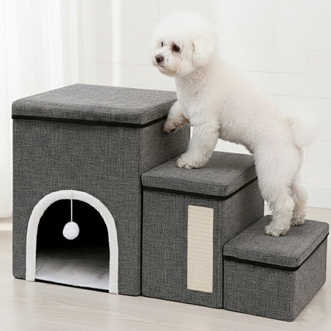 해피펫밀리 멀티펫 3단 수납계단