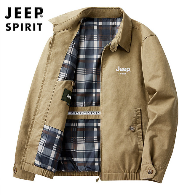 지프스피릿 남성 봄가을 캐주얼 하이넥 자켓 JP6806