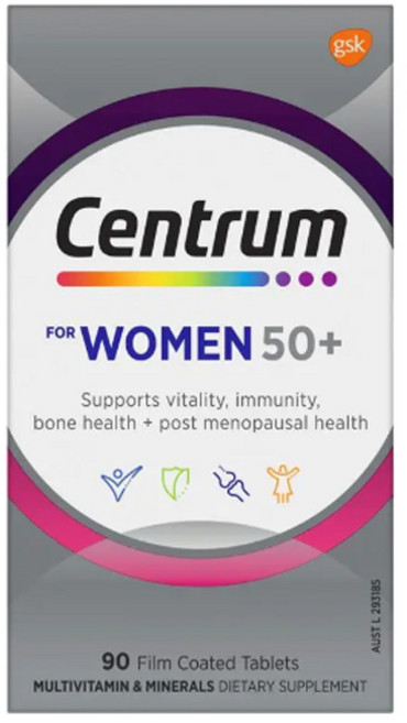 센트룸 포우먼 멀티비타민 50+, 1개, 90정