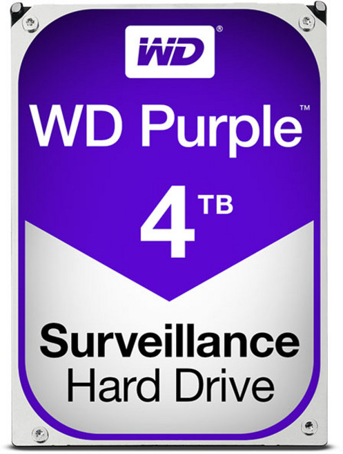 웨스턴디지털 WD43PURZ Purple 정품 4TB 3.5인치 5400RPM SATA3 HDD 하드디스크 영상 감시 보안 CCTV 녹화기 NVR DVR 메모리 고용량 저장장치, 1개