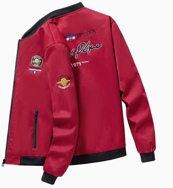 지고다그 남성용 봄 가을 자켓 항공 자수 디테일 작업복 ZK3520