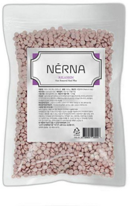 네르나 하드왁스 릴렉스킨 500g 셀프왁싱 페이스 제모 수염 남, 1개