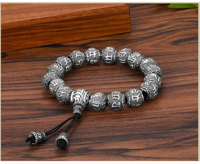 까마느 은염주 팔찌 불교 남성여성 패션 용품