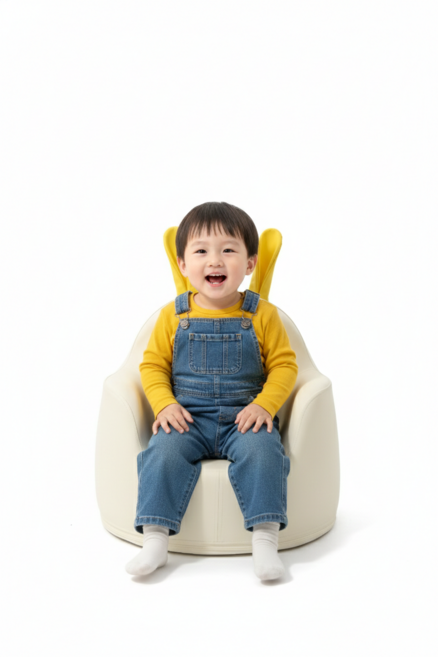 유아 소파 학습 의자 토끼 디자인 방오 가죽