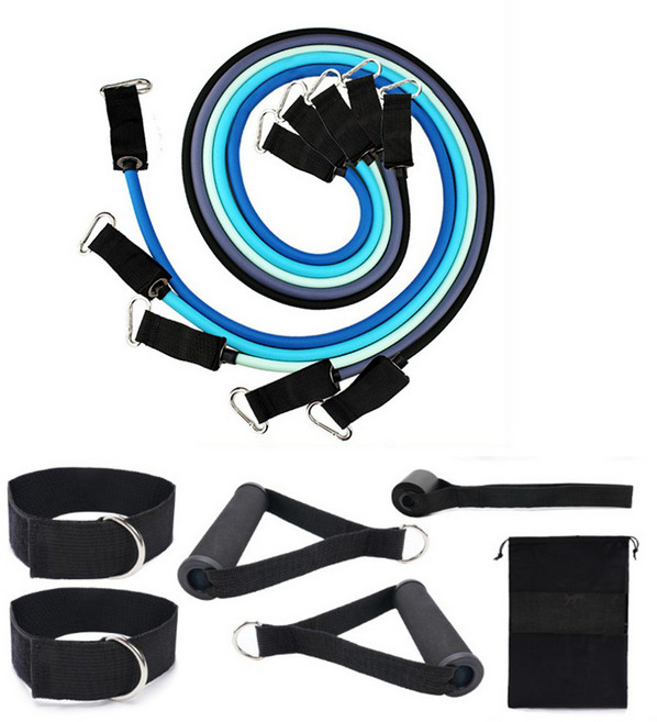 에이치닷피트니스 멀티 튜빙밴드 컬러 세트, 블루, 1개