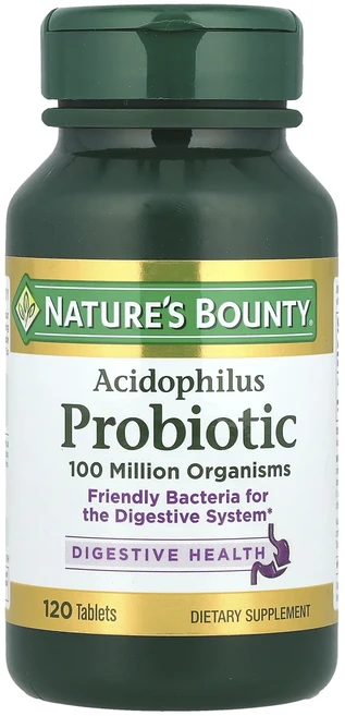 몸관리하세요 겨울입니다 Nature's Bounty 애시도필러스 프로바이오틱 120정(1정당 0.5mg) 특별관리진행, NaturesBounty애시도필러스프로바이오틱120정1, 1, 120정 - 쿠팡
