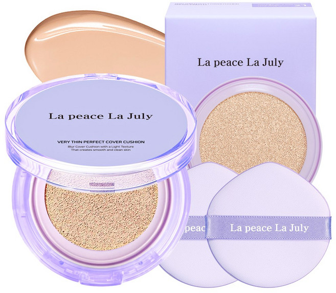 라피스앤라줄리 베리 씬 퍼펙트 쿠션 본품+리필세트, 24g, 1개, 23호 베이지