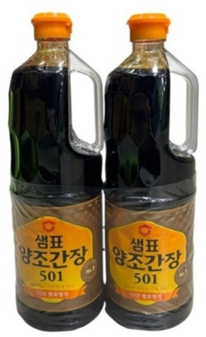 샘표 양조간장 501, 1.68L, 2개