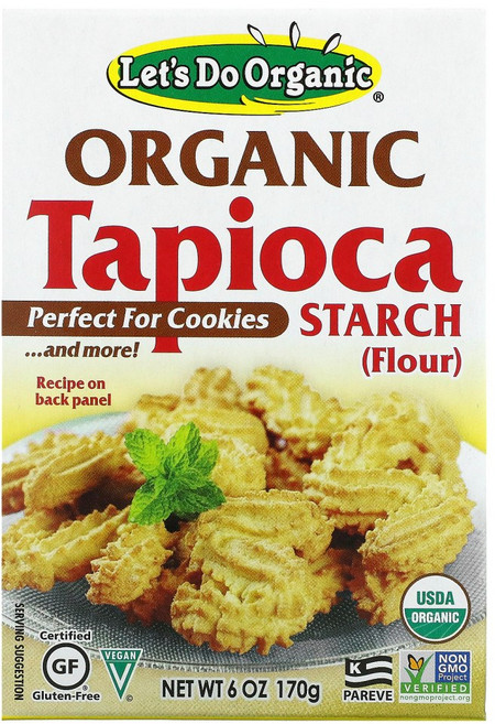 Edward & Sons Lets Do Organic 유기농 타피오카 전분 170g(6oz) 3팩, 170g, 1개