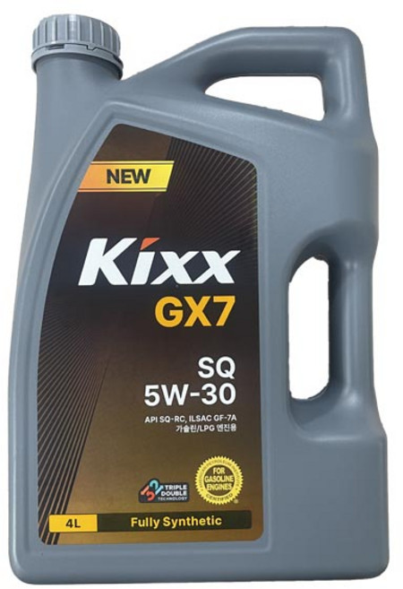 9위 - 킥스 Kixx GX7 SQ 5W-30 4L 가솔린 LPG 엔진오일, 1개