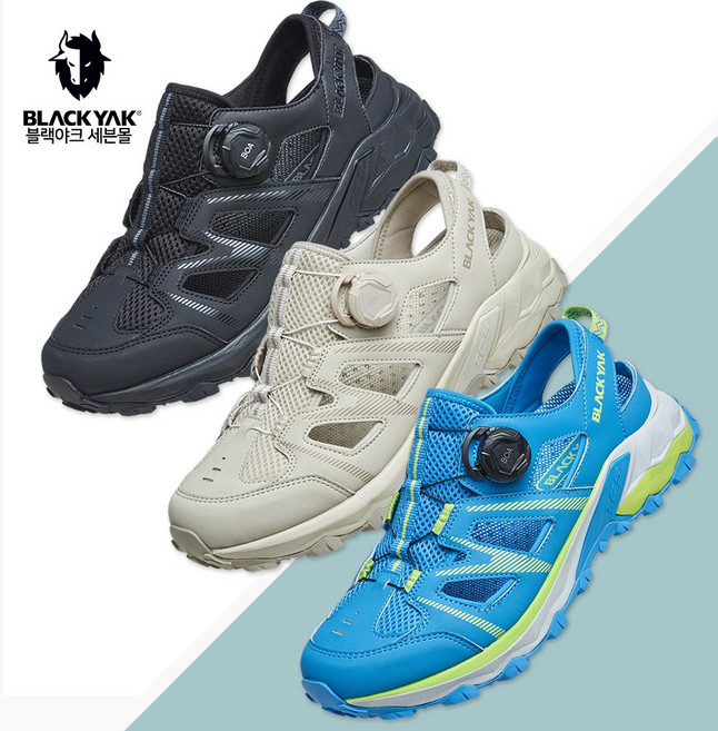 블랙야크 공용 여름 샌들 트래커 트레킹 등산화 343 어드벤처 ABYSHM3907 보아다이얼 토오픈 스포츠신발