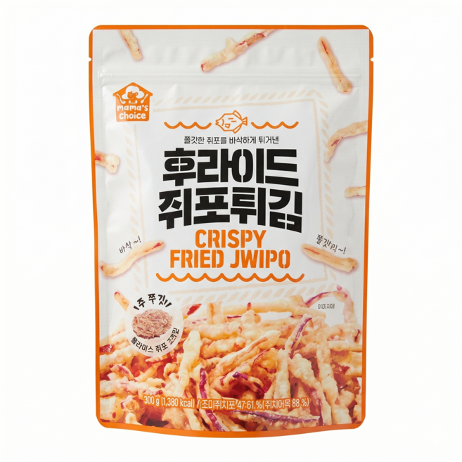 마마스초이스 후라이드 쥐포튀김, 2개, 300g