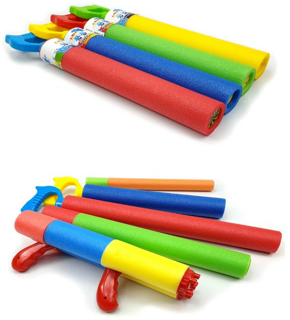 스펀지물총 스펀지 물총 대포 물총 워터파크 스펀지 초대형물총 어린이집 물총 물놀이 더블물총, 스펀지물총(대)손잡이, 1개