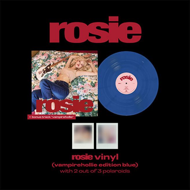 로제 - ROSE first studio album rosie vinyl (vampirehollie edition blue)[블루 LP], 1