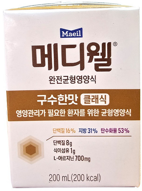 메디웰 구수한맛 플러스, 200ml, 30개