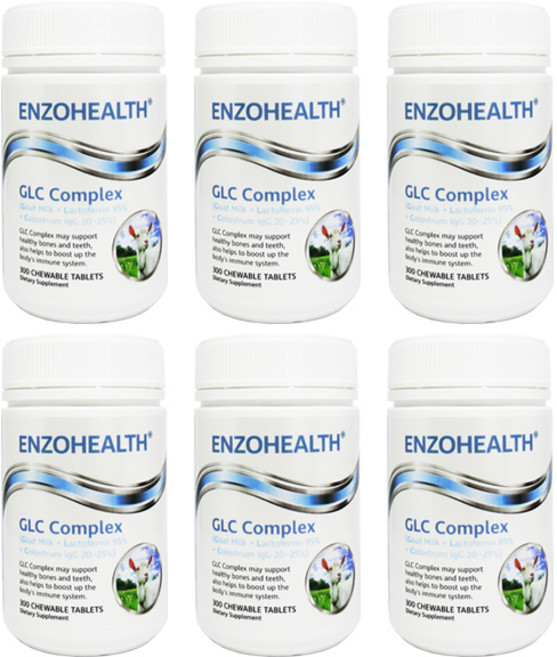 엔조헬스 GLC 초유 산양유 300정 6개