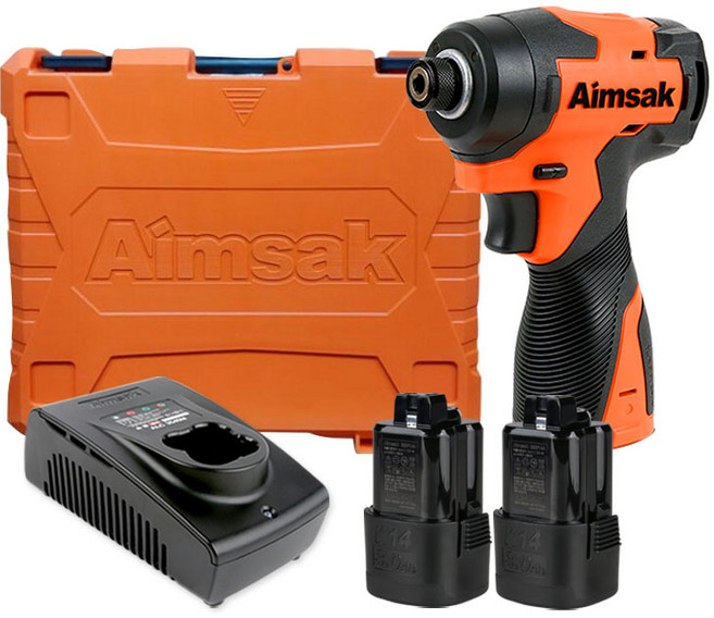 아임삭 BL14M503 2G 충전 임팩 드라이버 14.4V 3.0Ah 배터리 2개 세트, 1개