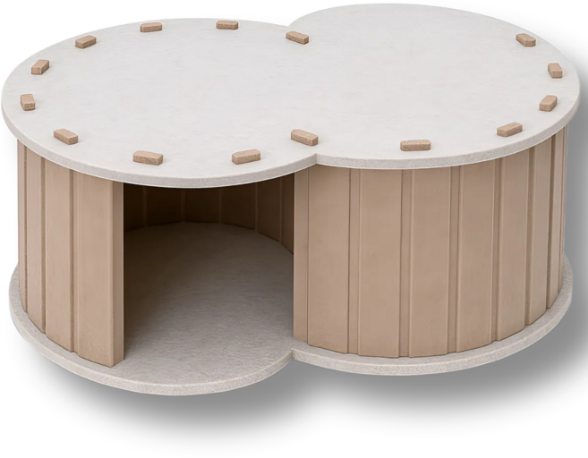 디오두 S자 터널 고양이 숨숨집, 그레이, 1개