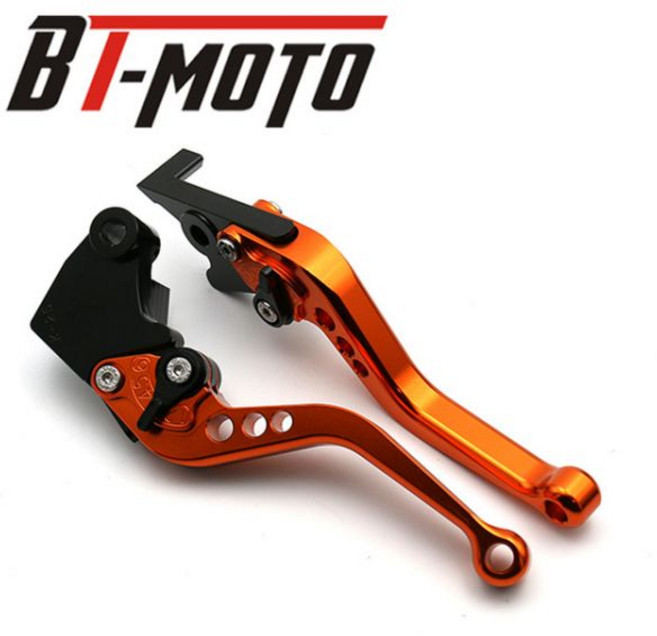 S1000RR 튜닝 용품 BMW 2010-2022 S1000R 2013-2020 HP4 2011-2015 M1000RR 2021-2022 오토바이 쇼트/롱 브레이크 클러치 레버, short orange