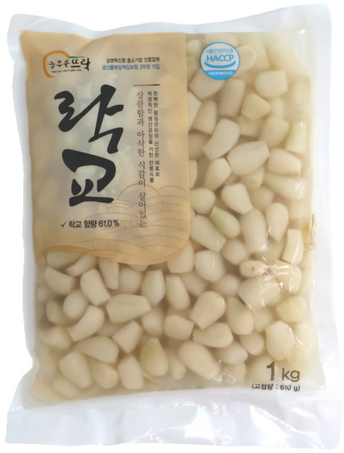 한양식품 일식 업소용 락교, 1kg, 2개
