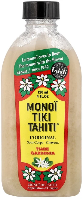 Monoi Tiare Tahiti 코코넛오일 티아레(치자) 120ml(4fl oz) Tahiti (모노이 티아레 타히티), 120ml, 1개 - 쿠팡