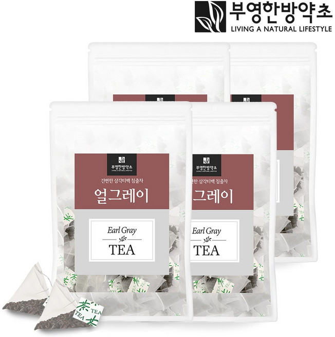 부영한방약초 허브차 홍차 얼그레이 100 티백 허브티 차, 2개, 100개입, 1g, 2개