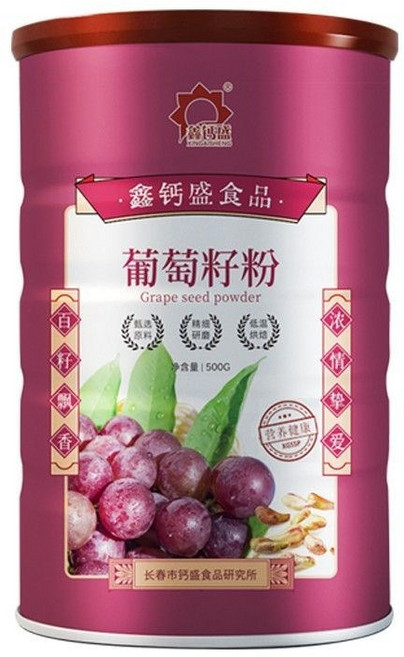 포도씨 가루 향신료 무첨가 순포도씨 가루, 8개, 500g