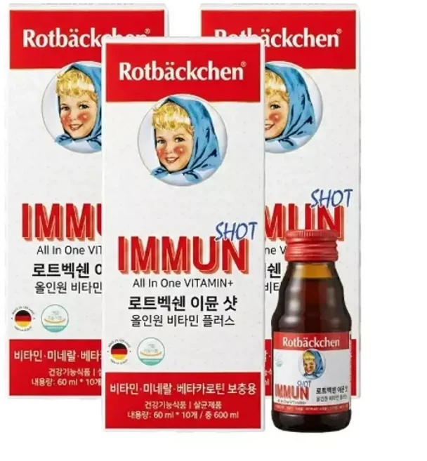 로트벡쉔 이뮨샷 올인원 비타민 플러스 60mlX10병X3박스, 60ml, 1개