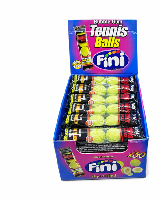 피니 테니스볼 모양 껌, 20g, 30개