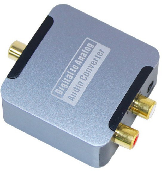 光纖轉AV音頻轉換器 舊電視音響藍光DVD轉換 SPDIF轉AV輸出 3.5耳機, 1個, 光纖同軸轉換器, DN-USB-GQ22