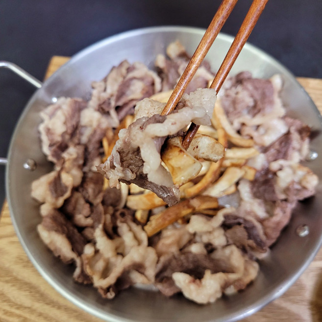 1++한우 차돌박이 구이+오드레기 세트 300g, 1개