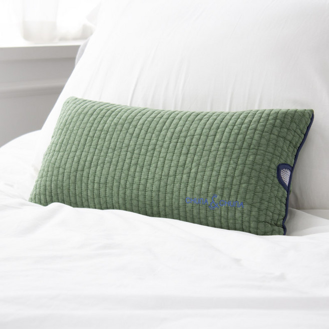 에코숲라이프 천연 편백나무베개 힐링라이프 사각베개, 그린/편백나무(초미니 큐브칩)-4~5mm, 1개