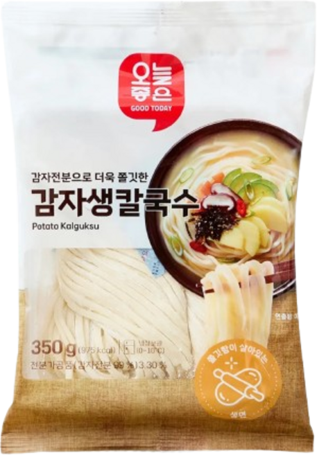 오늘좋은 감자 생칼국수, 1개, 350g