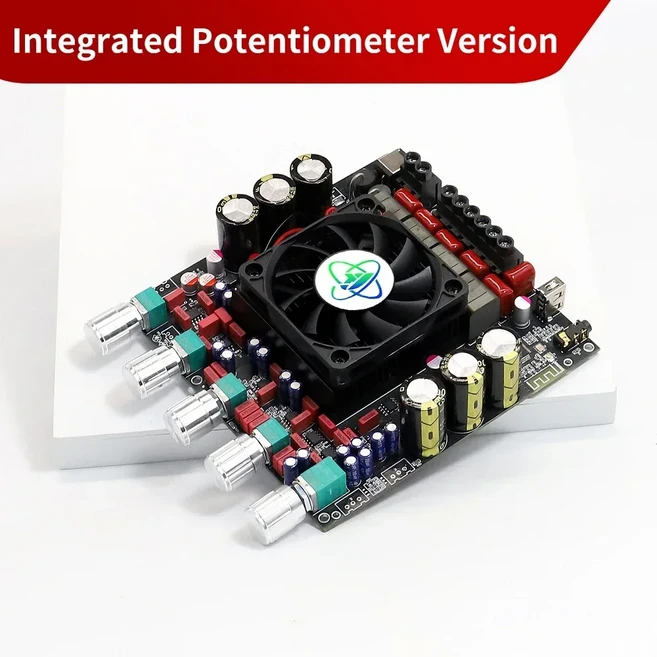 블루투스 파워 앰프 보드 300W 2 TPA3255 Ch 클래스 D USB 사운드 서브우퍼 극장 오디오 스테레오 이퀄라, 05 board