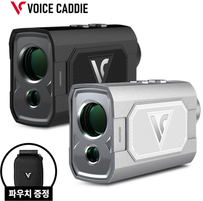 보이스캐디 초미니 레이저 거리측정기 + 파우치 세트, EL3, 블랙