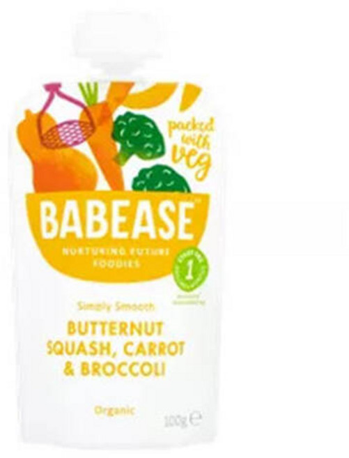 Babease 바베베이스 버터넛 스쿼시 당근 브로콜리 1단계 이유식 100g 6팩