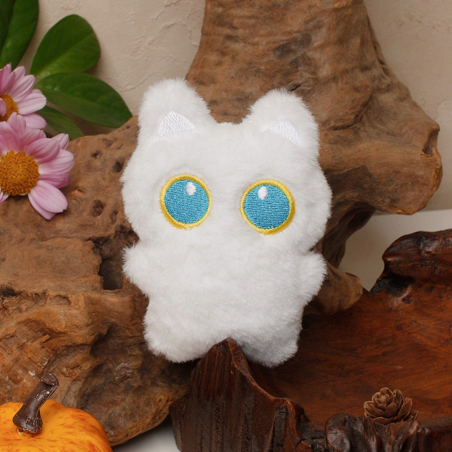 초콜리트쥬얼리 루나 귀여운 미니 고양이 부드러운 인형 열쇠고리 백참 키링 - 2color