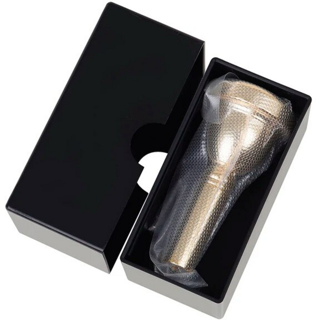 바흐 6 12AL 테너 트럼본 마우스피스 전문 황동 악기 혼 마우스 교체 악기 부품, [01] 금, 1개