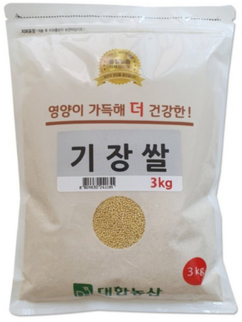 대한농산 기장쌀, 3kg, 4개