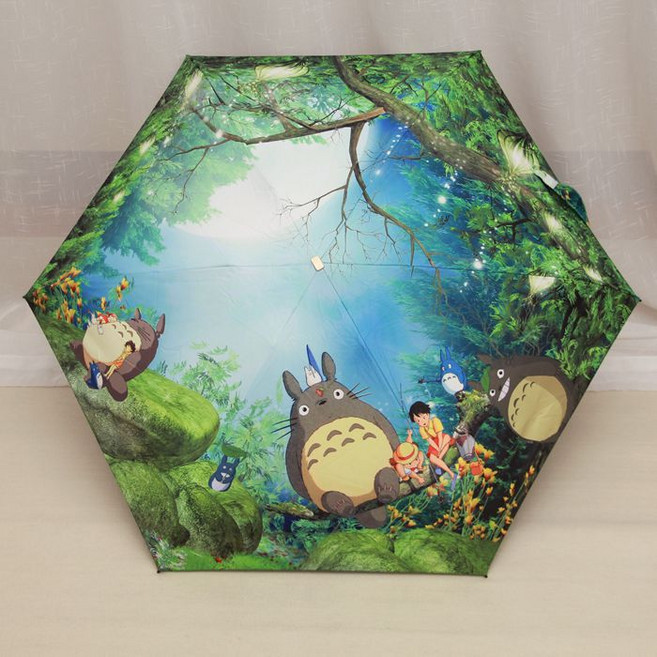 Barnidi 배 태양과 비가 듀얼 사용 우산 작은 신선한 접는 태양 우산 소녀 선 스크린 우산 Ins 접는 우산