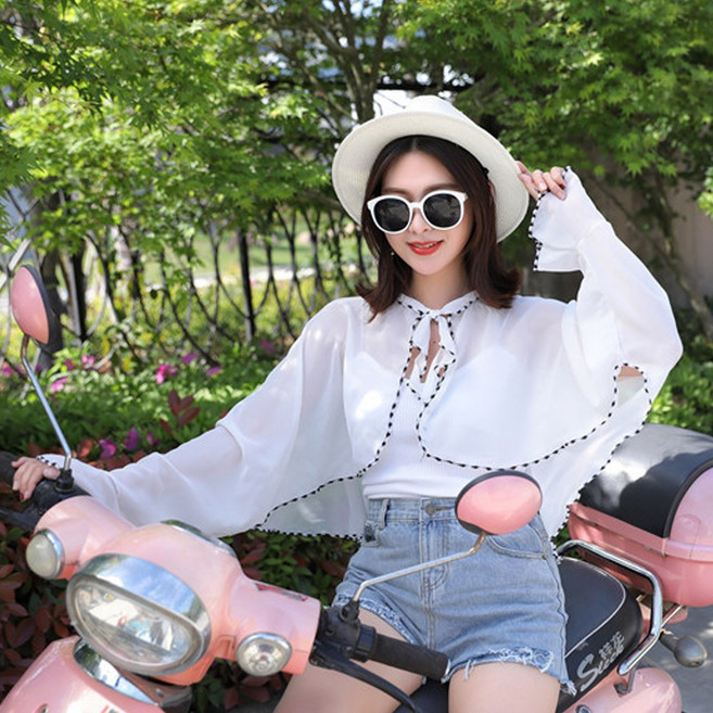 파인굿즈 크롭가디건, 화이트, 1개