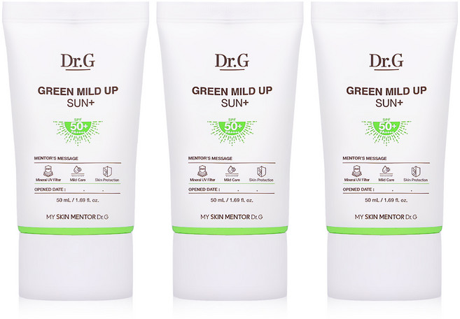 닥터지 그린 마일드 업 선 플러스, 50ml, 3개